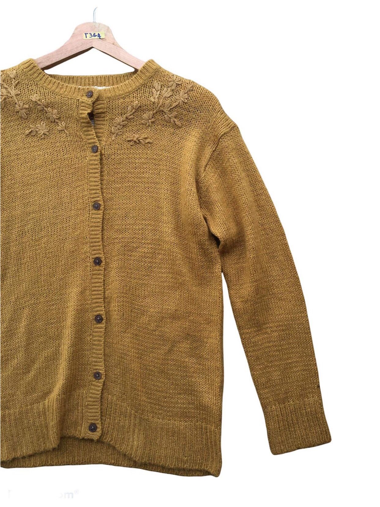 Vintage 🔴Japanese HO JEAM Pullover Knitting Cardigan Pattern Size US S / EU 44-46 / 1 - 3 Thumbnail
