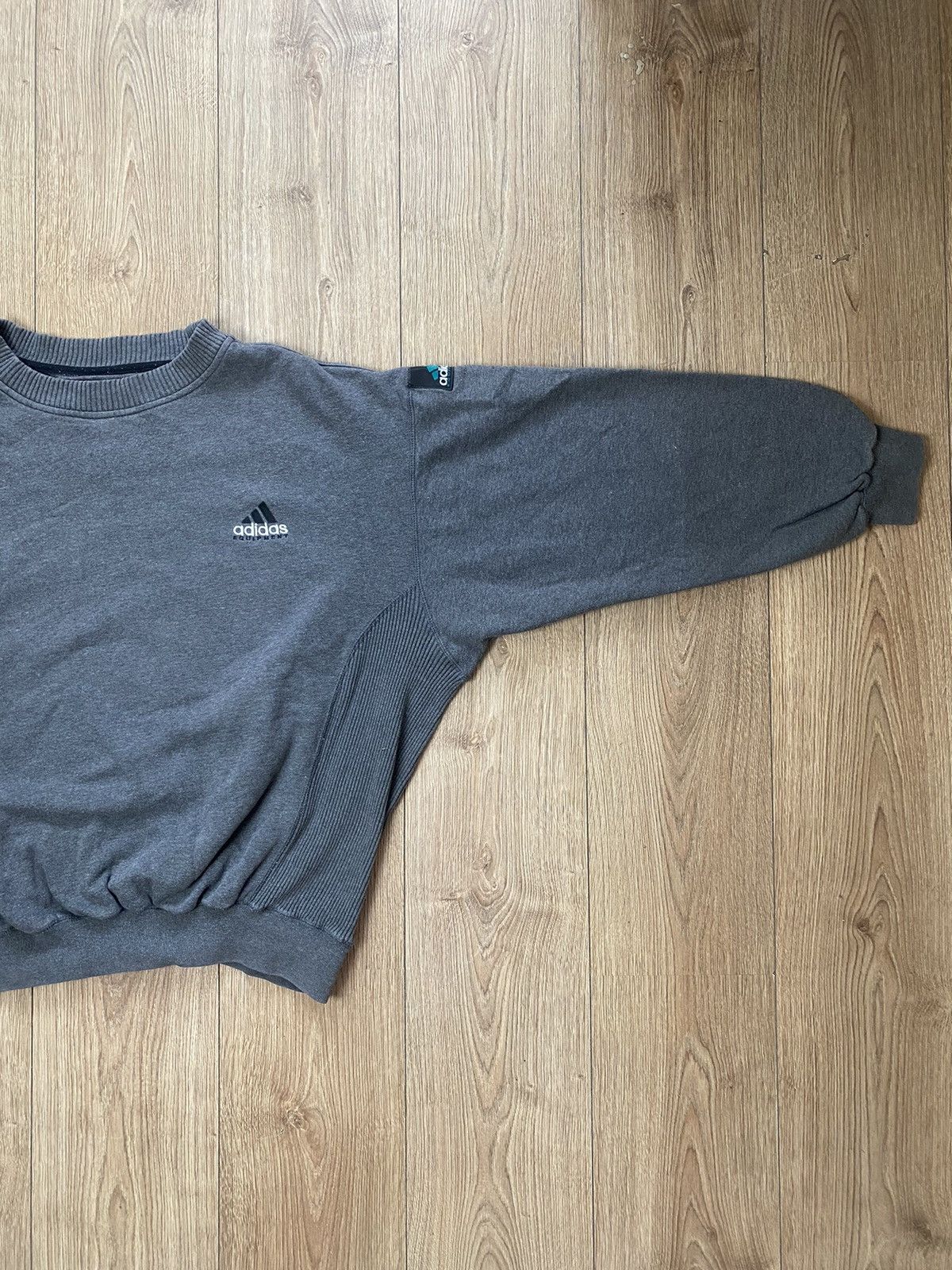 Vintage Vintage Sweatshirt Adidas Equipment Logo Crewneck Size US L / EU 52-54 / 3 - 4 Thumbnail