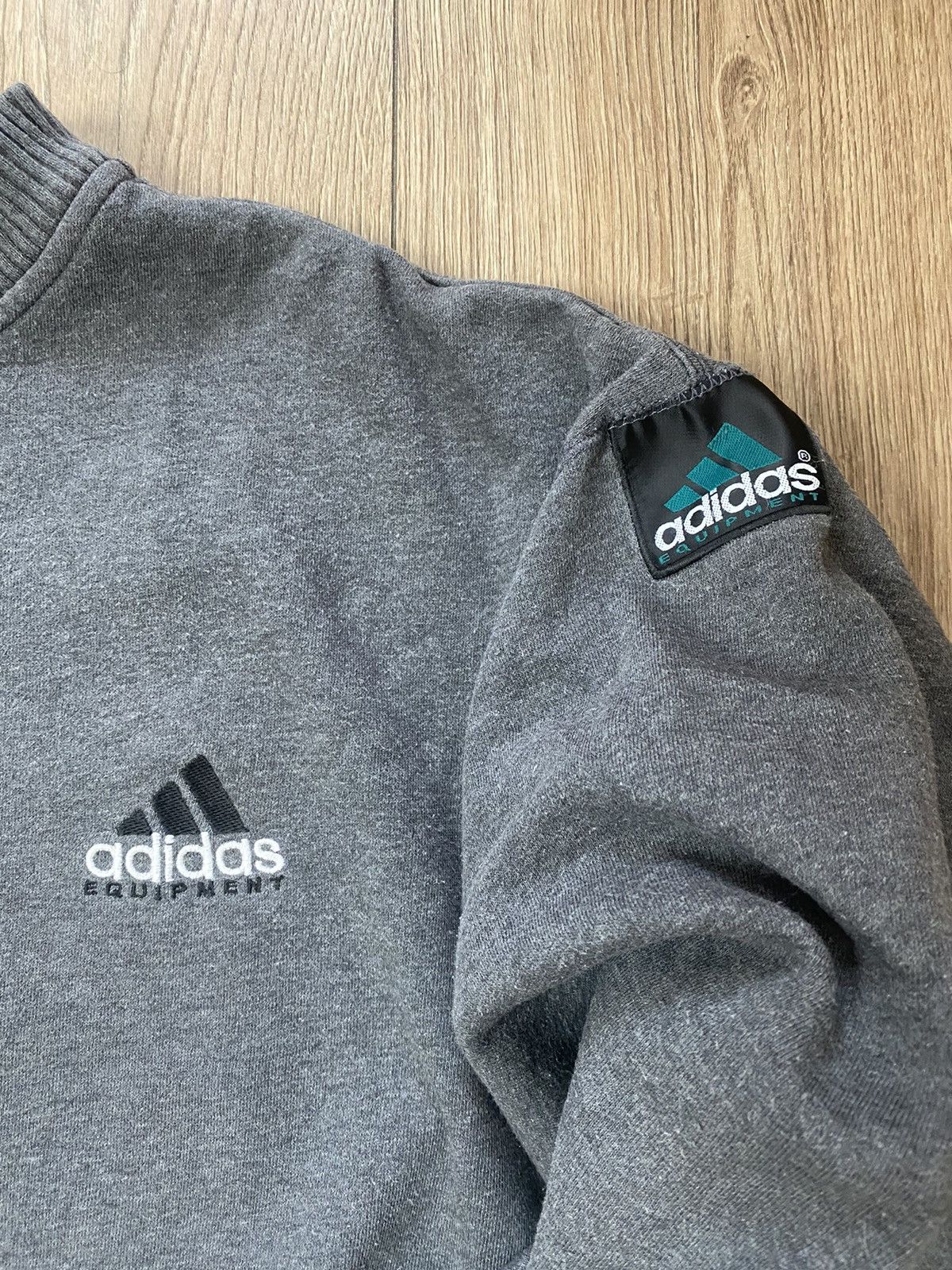 Vintage Vintage Sweatshirt Adidas Equipment Logo Crewneck Size US L / EU 52-54 / 3 - 3 Thumbnail