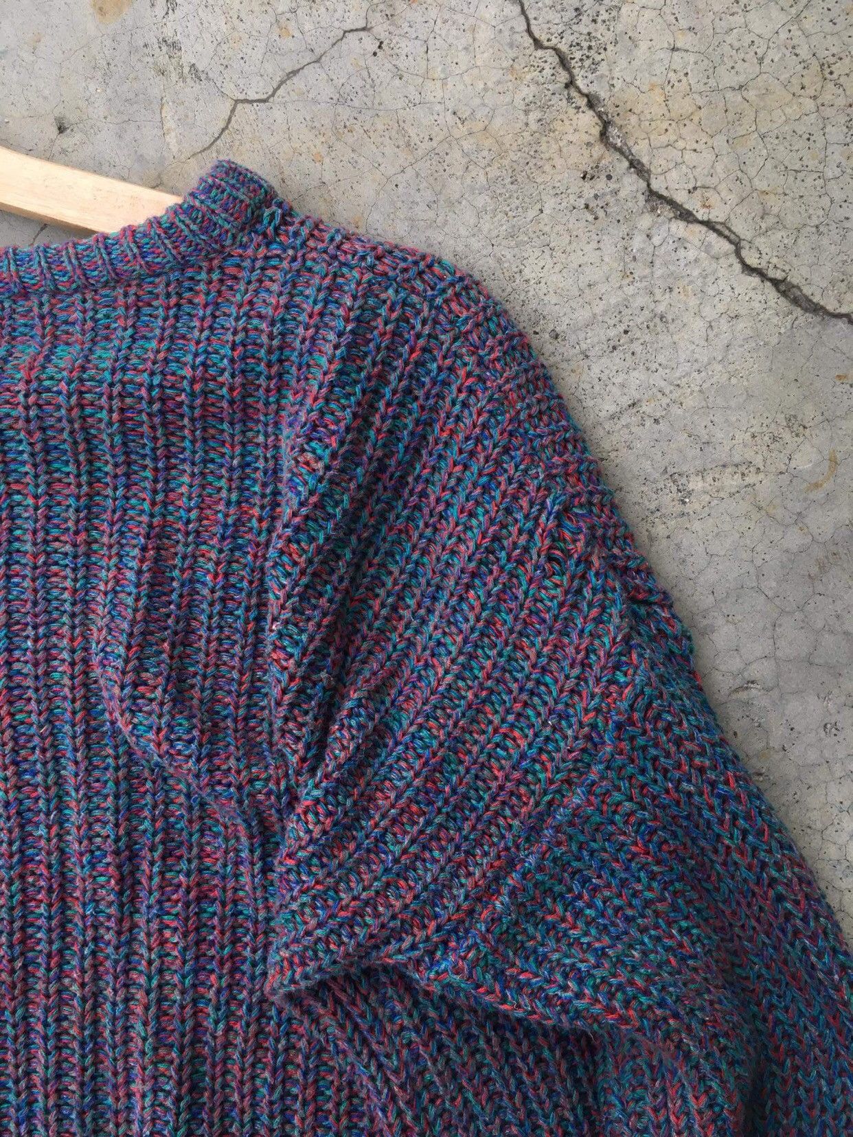 American Apparel × Homespun Knitwear 🔴Vintage AMERICAN APPAREL HandKnit Pullover Made In USA Size US XS / EU 42 / 0 - 12 Thumbnail