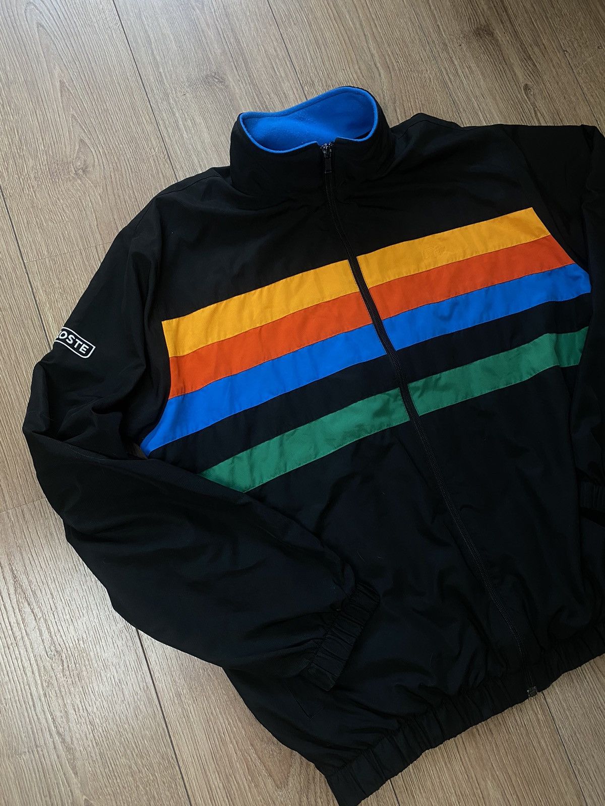 Lacoste Vintage Lacoste Zip Jacket Size US L / EU 52-54 / 3 - 3 Thumbnail
