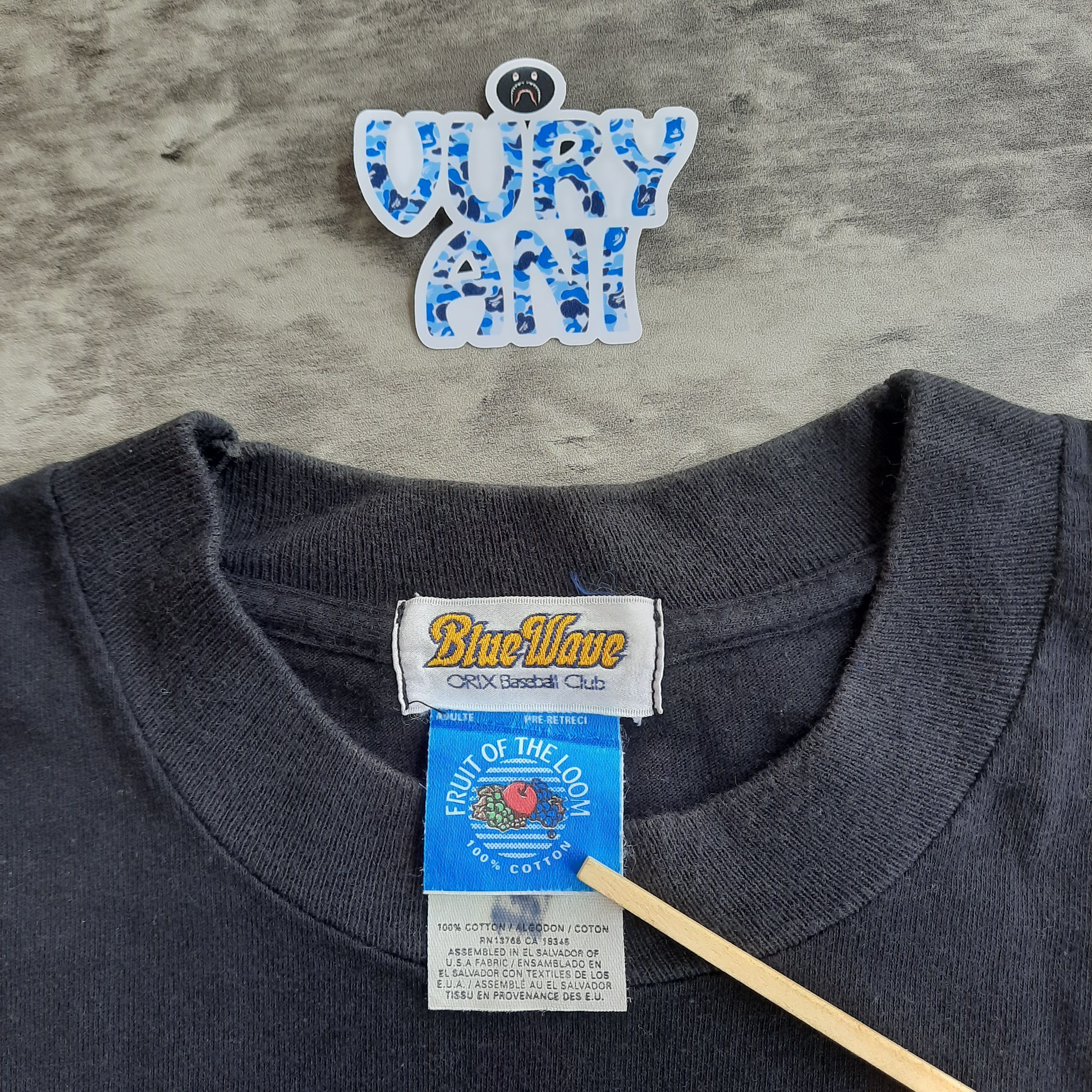 Fruit Of The Loom × Vintage Vintage Orix Blue Wave Ichiro Suzuki Tee Size US L / EU 52-54 / 3 - 2 Thumbnail