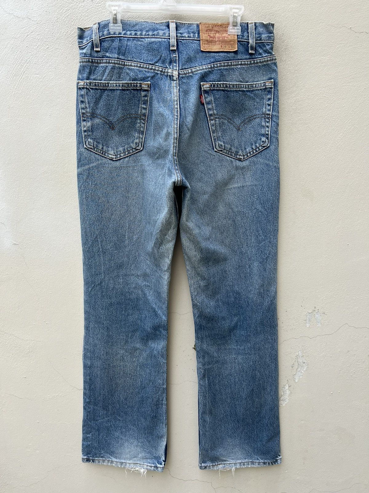 Levi's Vintage 90s Levi’s 517 Sun Fade Denim Bootcut Jeans Size US 35 - 12 Thumbnail