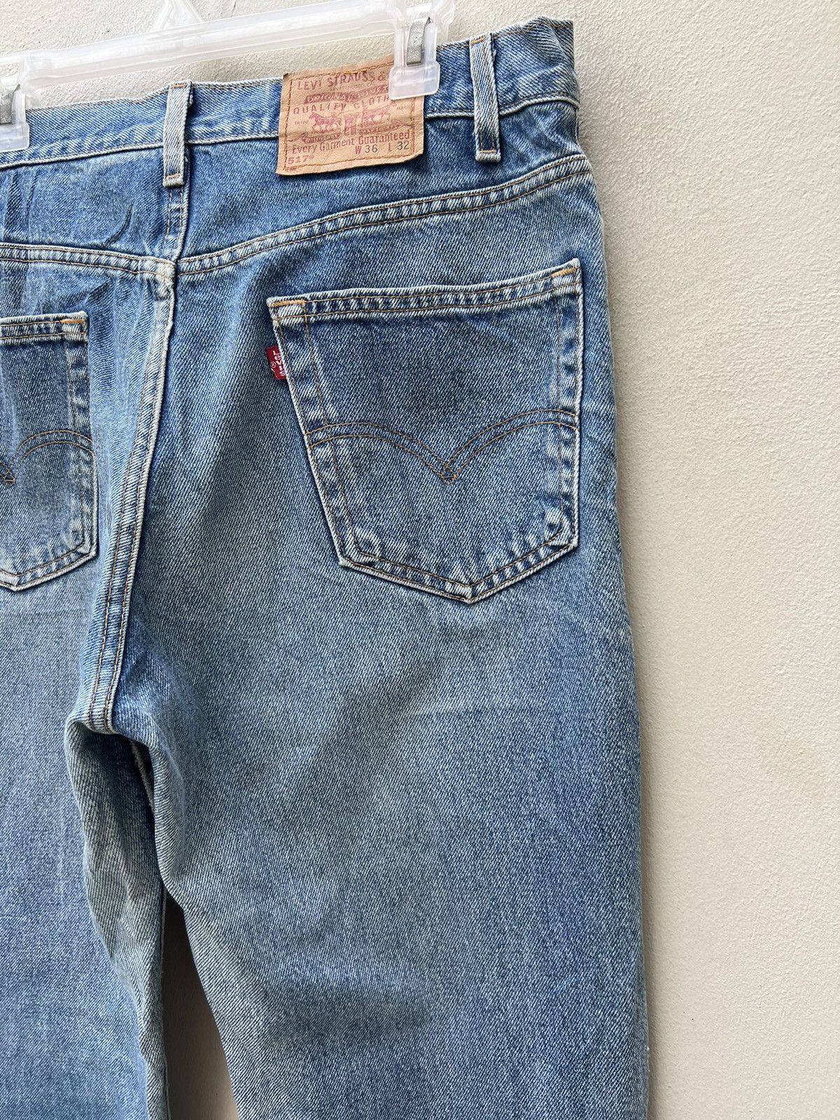 Levi's Vintage 90s Levi’s 517 Sun Fade Denim Bootcut Jeans Size US 35 - 15 Thumbnail