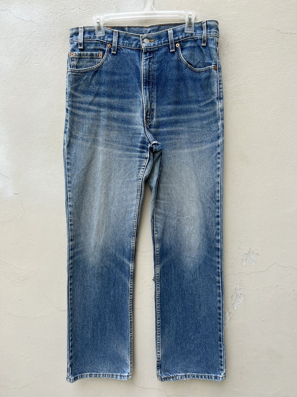 Levi's Vintage 90s Levi’s 517 Sun Fade Denim Bootcut Jeans Size US 35 - 6 Thumbnail