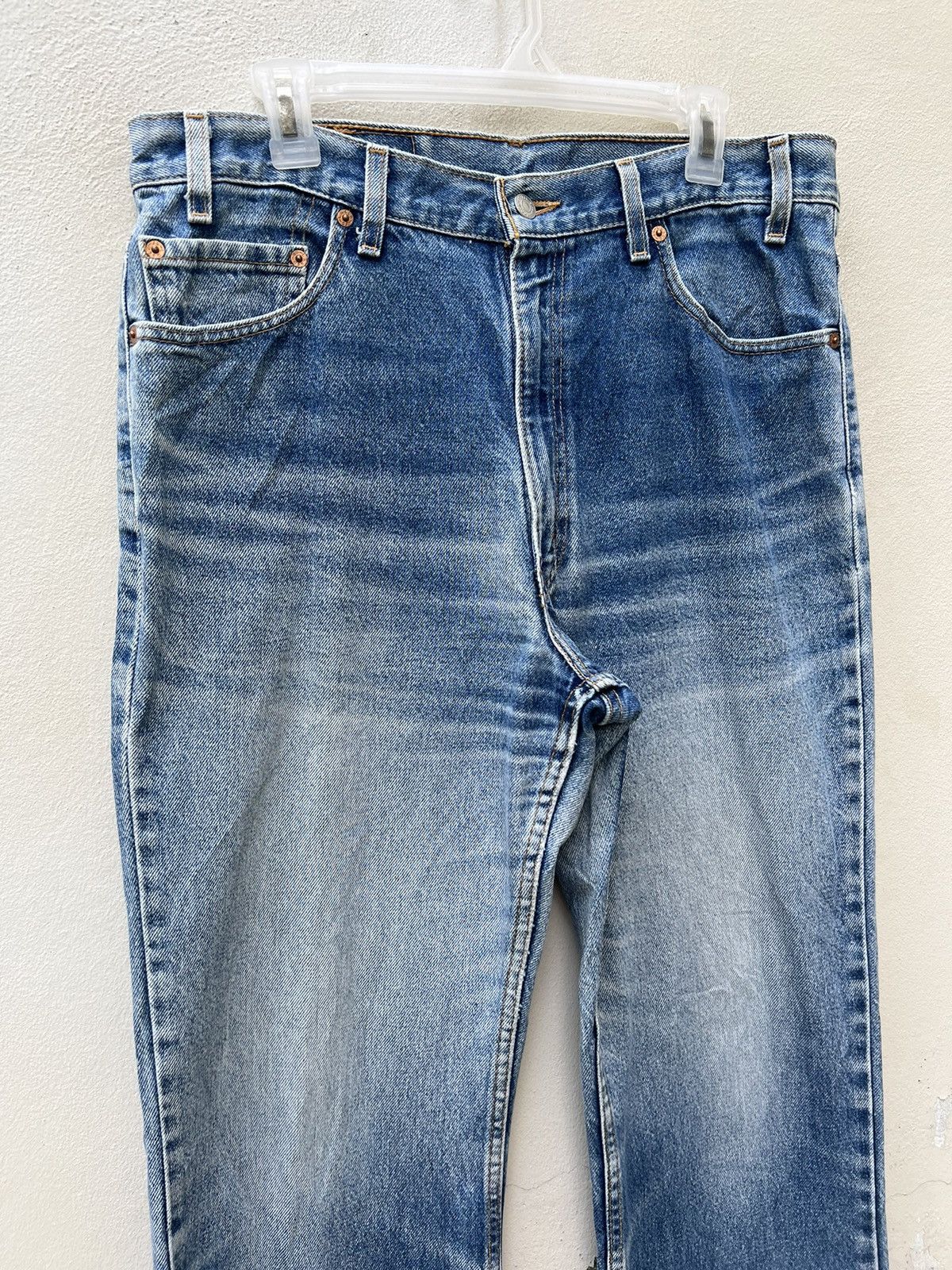 Levi's Vintage 90s Levi’s 517 Sun Fade Denim Bootcut Jeans Size US 35 - 7 Thumbnail