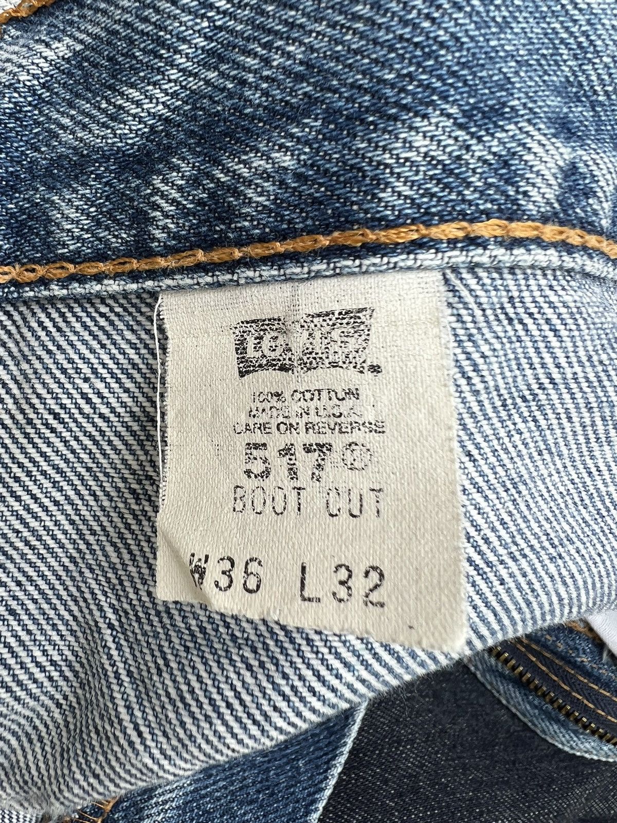 Levi's Vintage 90s Levi’s 517 Sun Fade Denim Bootcut Jeans Size US 35 - 19 Thumbnail