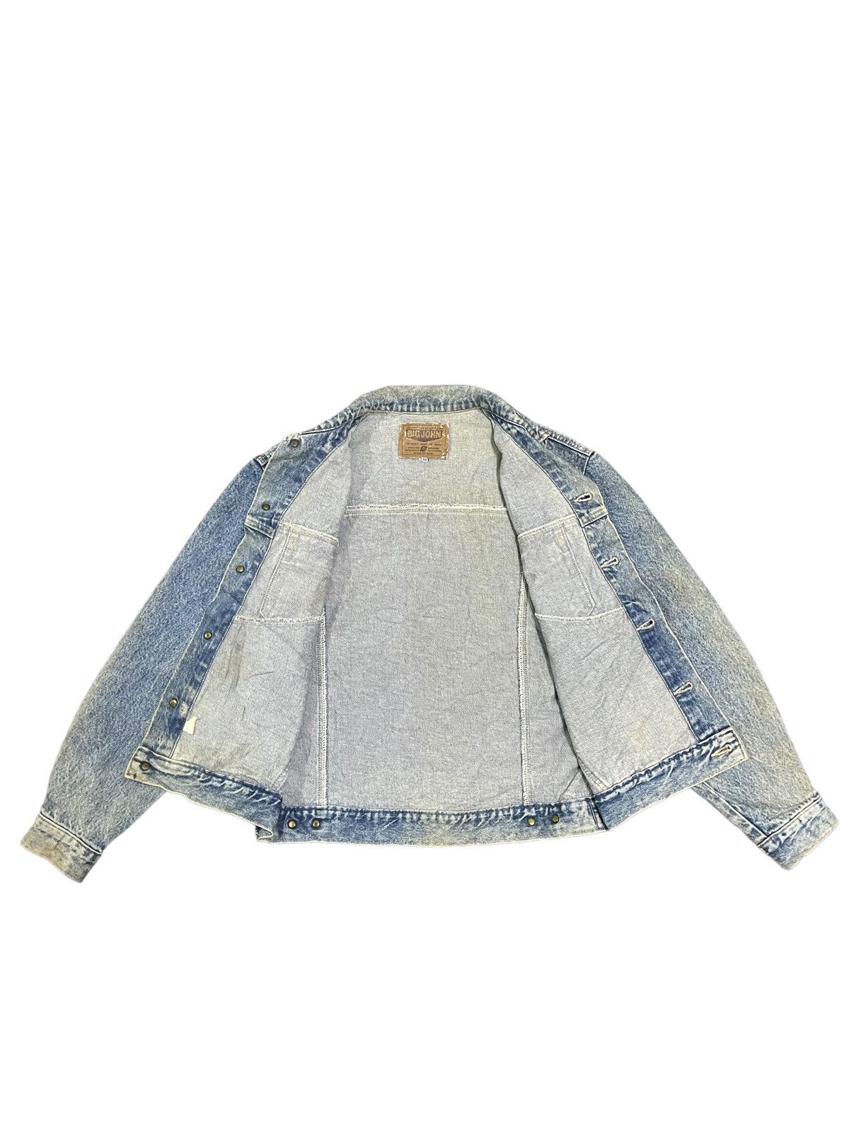 Big John Vintage Big John Acid Wash Style Denim Jacket Size US M / EU 48-50 / 2 - 3 Thumbnail