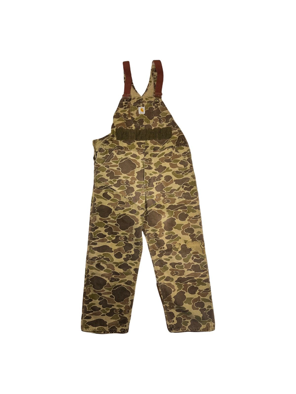 image of 80’S Carhartt Hunting Overalls Duck Camo, Men's (Size 40)