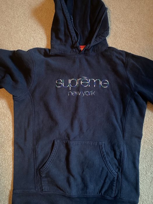 Supreme multicolor shop classic logo hoodie