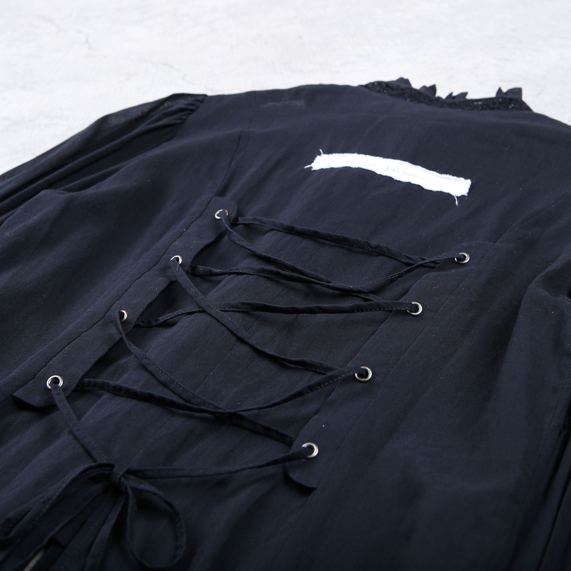 Japanese Brand Alice Auaa Frayed Gothic Blouse Size L / US 10 / IT 46 - 16 Thumbnail