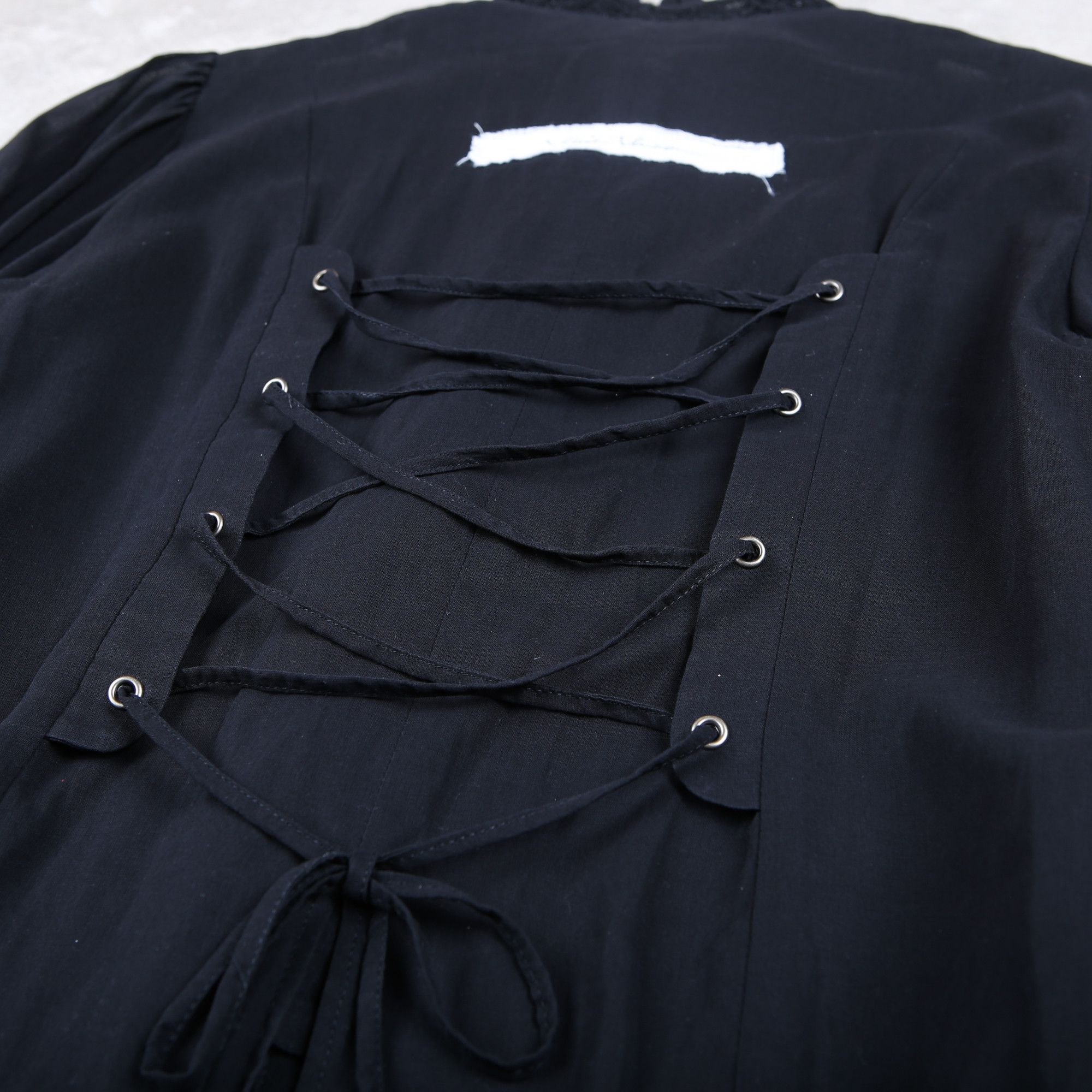 Japanese Brand Alice Auaa Frayed Gothic Blouse Size L / US 10 / IT 46 - 10 Thumbnail