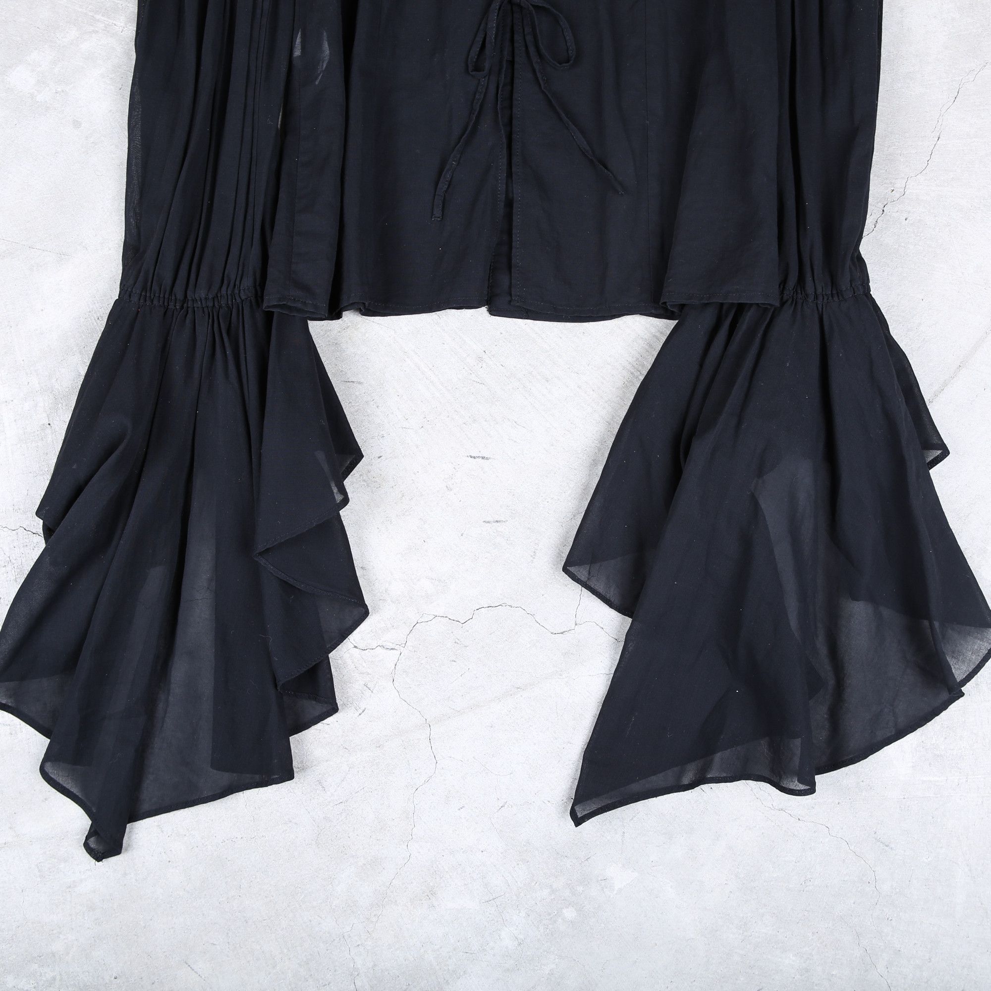 Japanese Brand Alice Auaa Frayed Gothic Blouse Size L / US 10 / IT 46 - 17 Thumbnail