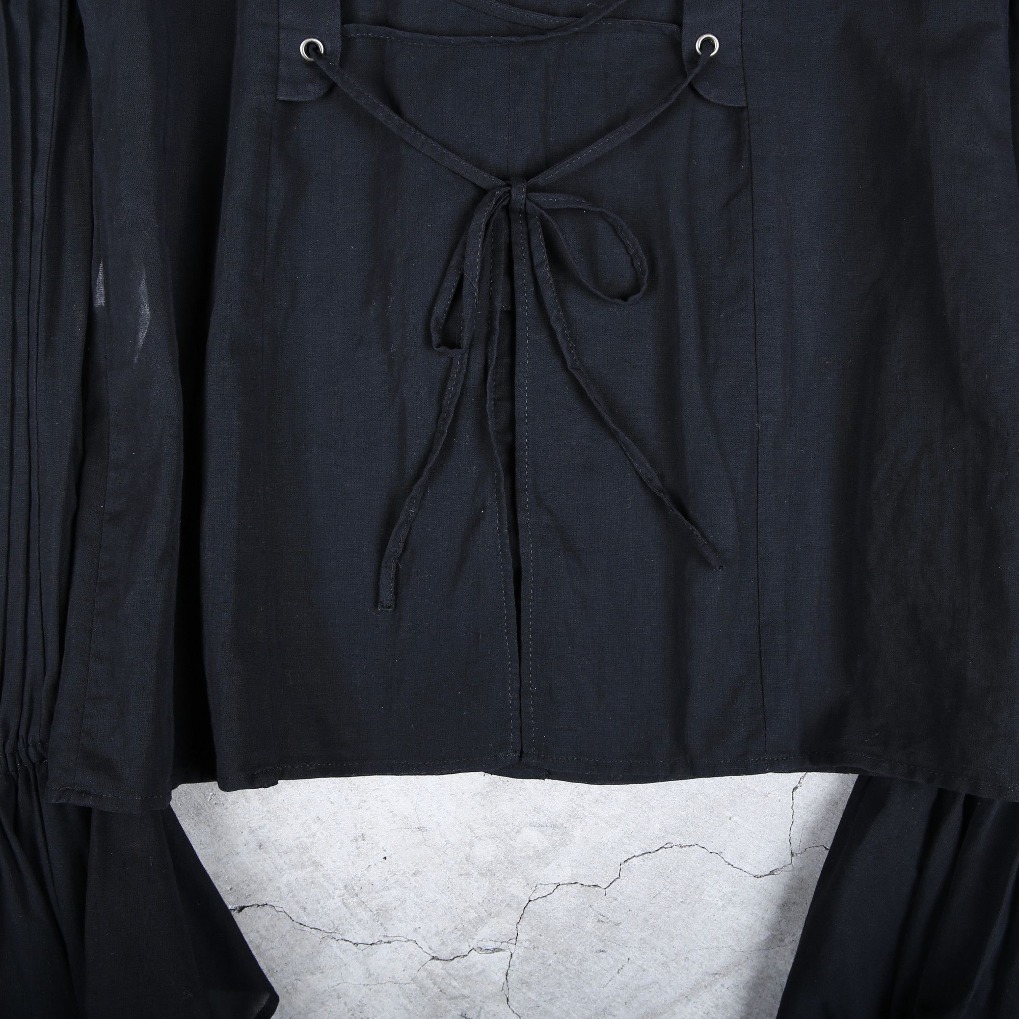 Japanese Brand Alice Auaa Frayed Gothic Blouse Size L / US 10 / IT 46 - 12 Thumbnail