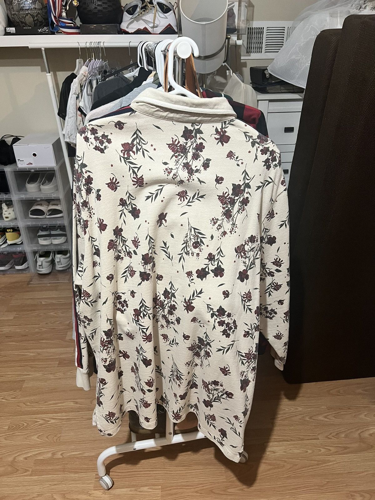 Bergdorf Goodman × Kith Kith x Bergdorf Goodman Floral Rugby Shirt Size US XXL / EU 58 / 5 - 2 Thumbnail