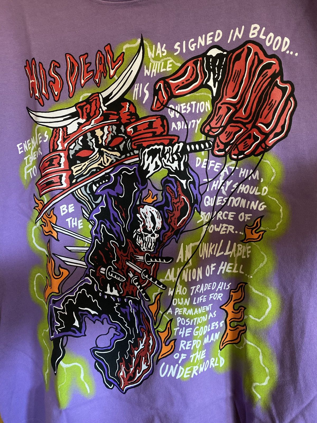 Warren Lotas The Deal Tee Orchid Mist Size US XL / EU 56 / 4 - 2 Thumbnail