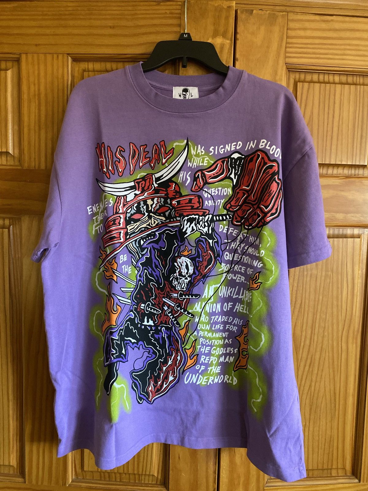 Warren Lotas The Deal Tee Orchid Mist Size US XL / EU 56 / 4 - 6 Thumbnail