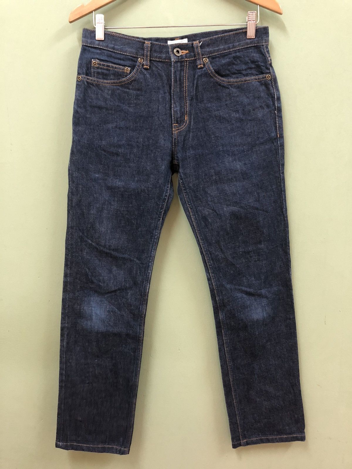 Hysteric Glamour HYSTERICS GLAMOUR - SLIM FIT RAW DENIM CAPRI JEANS Size US 30 / EU 46 - 5 Thumbnail