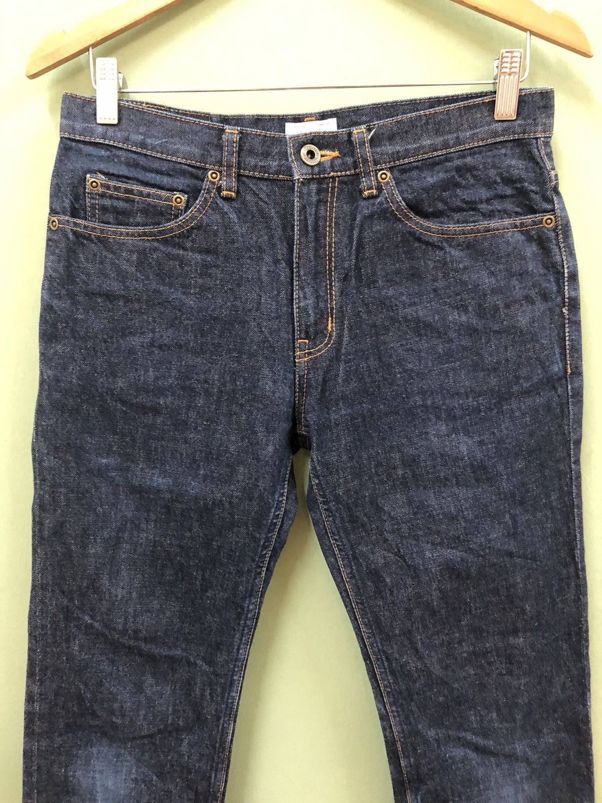 Hysteric Glamour HYSTERICS GLAMOUR - SLIM FIT RAW DENIM CAPRI JEANS Size US 30 / EU 46 - 6 Thumbnail