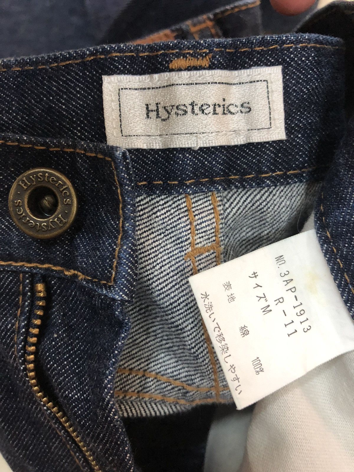 Hysteric Glamour HYSTERICS GLAMOUR - SLIM FIT RAW DENIM CAPRI JEANS Size US 30 / EU 46 - 10 Thumbnail