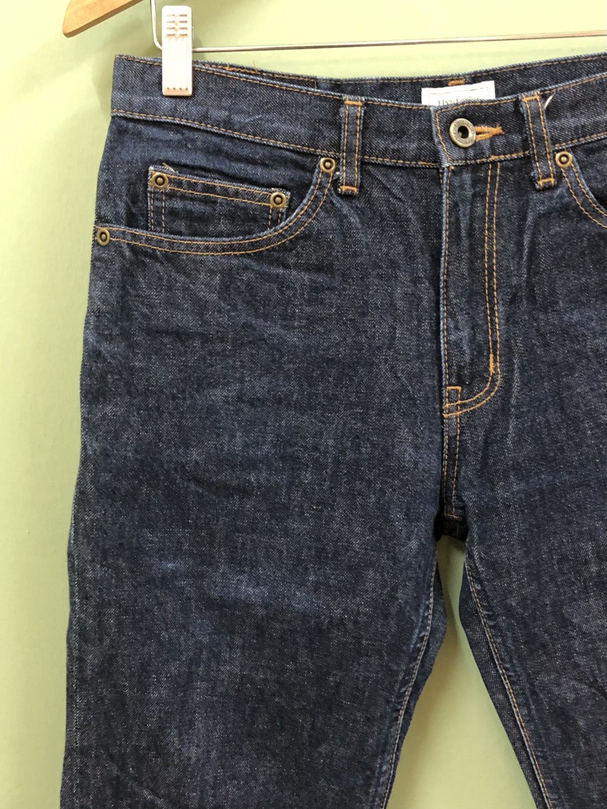 Hysteric Glamour HYSTERICS GLAMOUR - SLIM FIT RAW DENIM CAPRI JEANS Size US 30 / EU 46 - 7 Thumbnail
