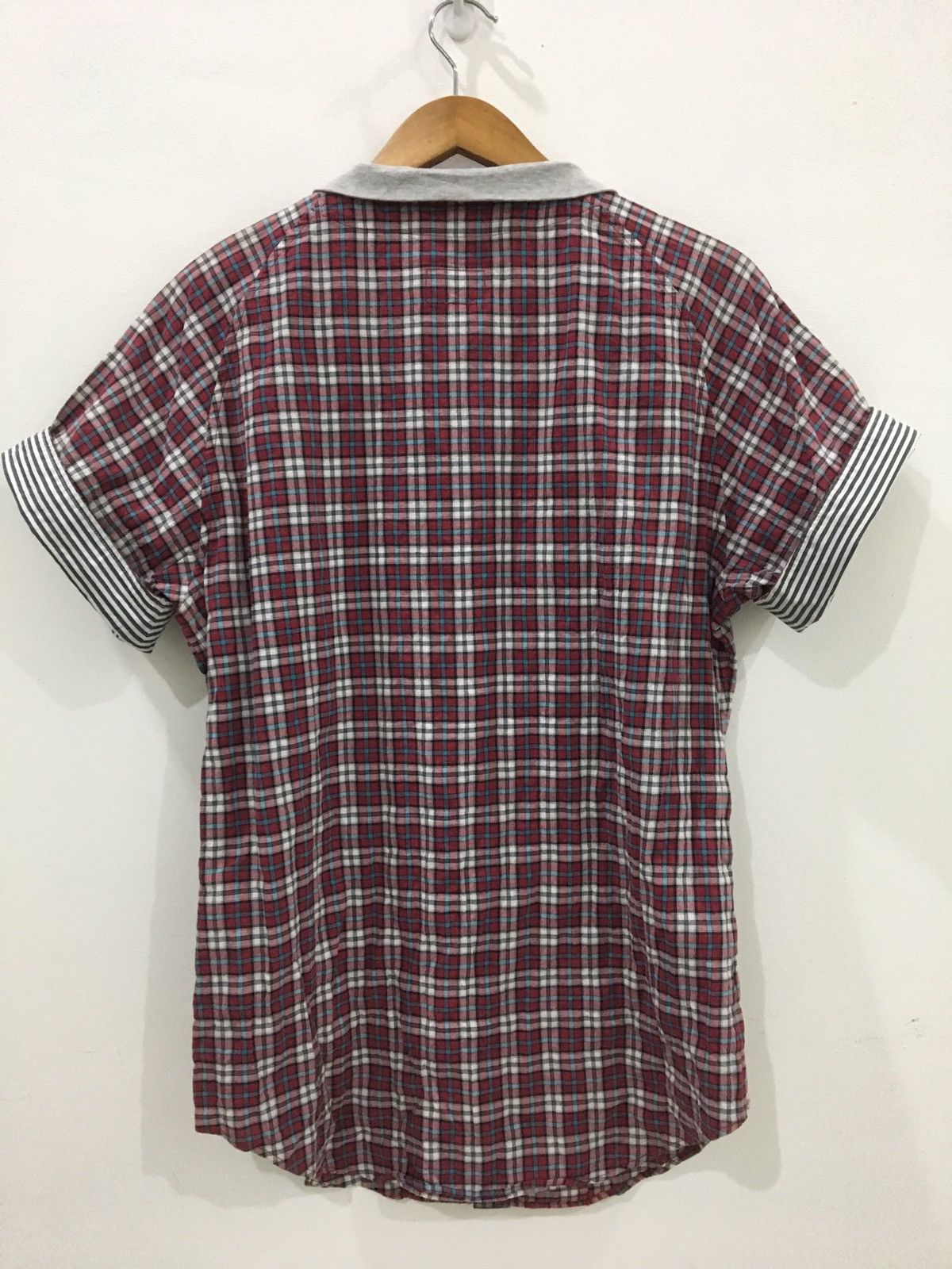 Japanese Brand PPFM - TARTAN PLAID CHECK BUTTON UP SHIRT Size US L / EU 52-54 / 3 - 9 Thumbnail
