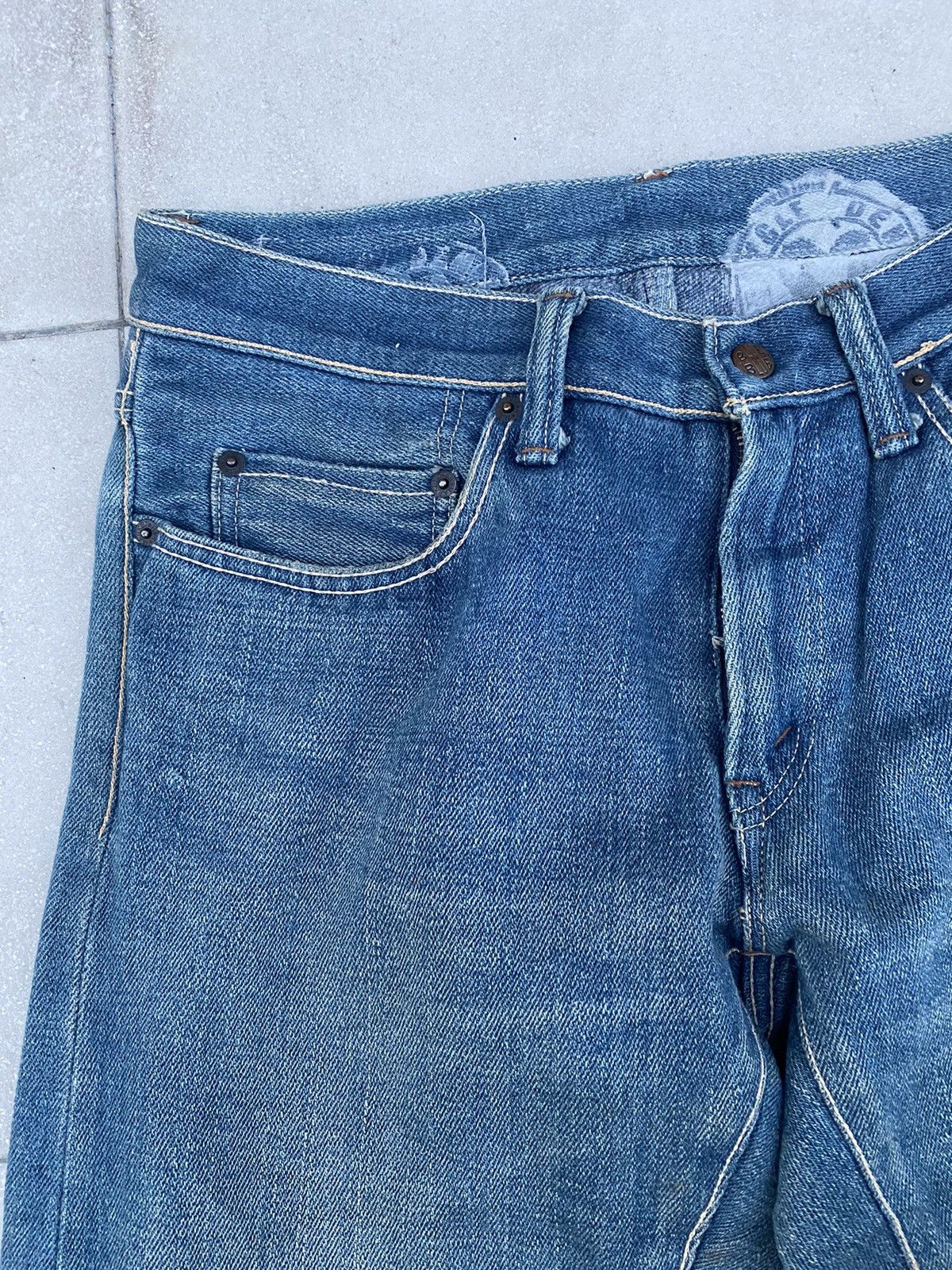 Blue Blue Japan Blue Blue Japan X H R market Recycle Denim 30x39 Size US 30 / EU 46 - 4 Thumbnail