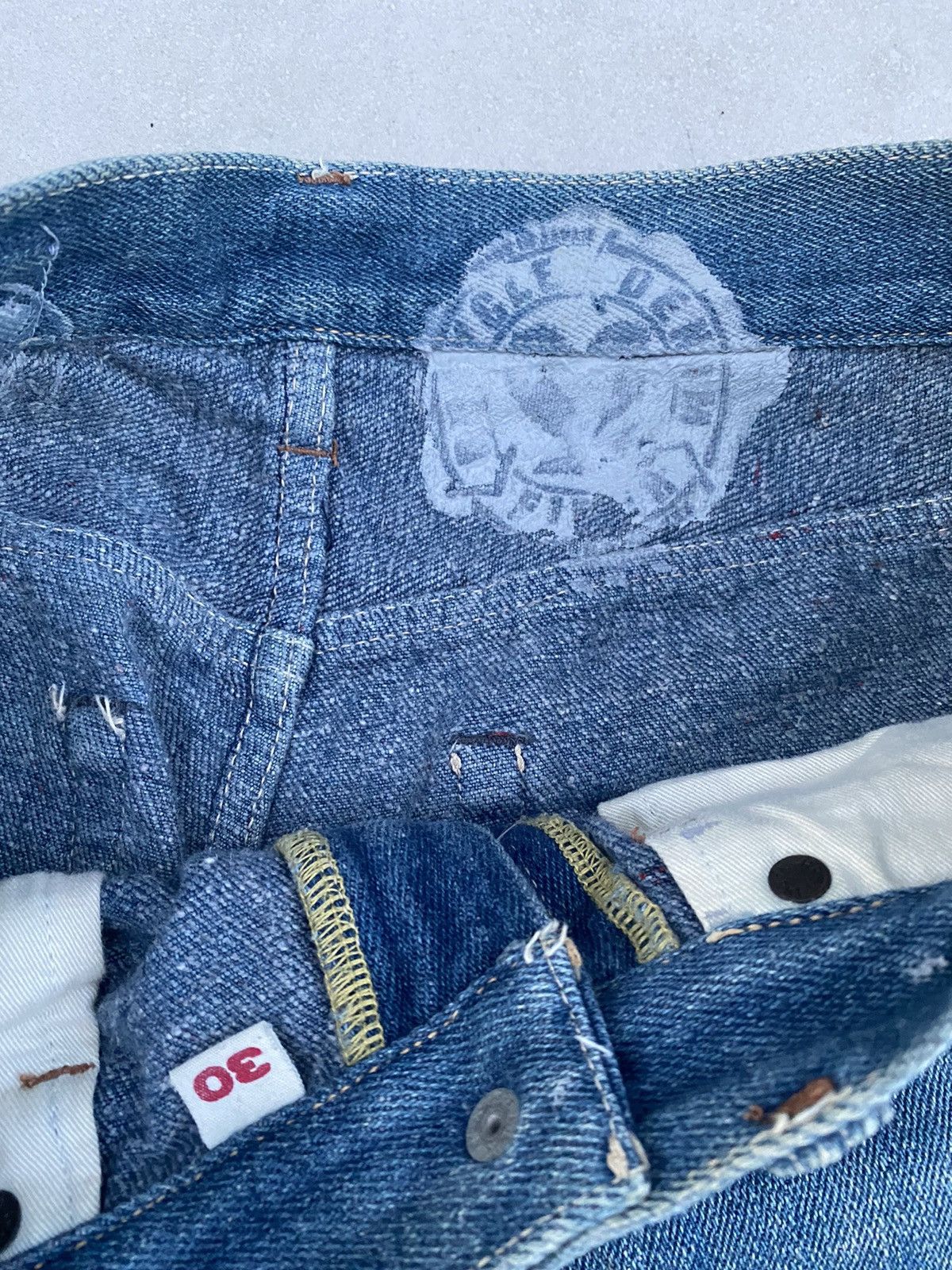 Blue Blue Japan Blue Blue Japan X H R market Recycle Denim 30x39 Size US 30 / EU 46 - 6 Thumbnail
