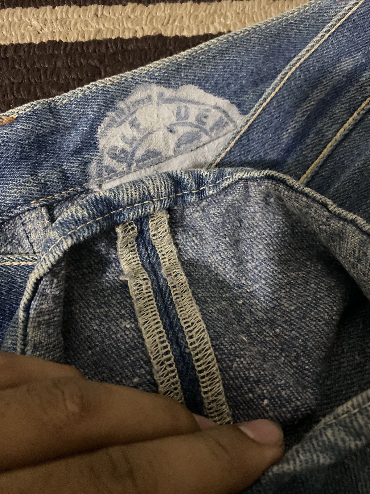 Blue Blue Japan Blue Blue Japan X H R market Recycle Denim 30x39 Size US 30 / EU 46 - 10 Thumbnail
