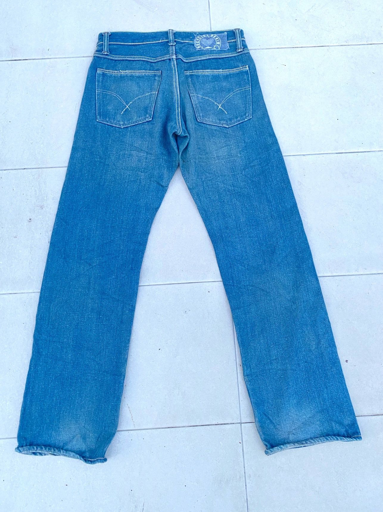 Blue Blue Japan Blue Blue Japan X H R market Recycle Denim 30x39 Size US 30 / EU 46 - 2 Thumbnail