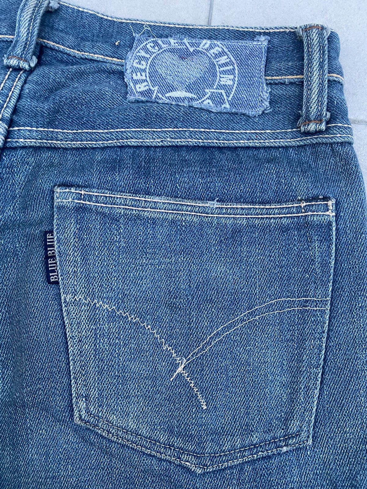Blue Blue Japan Blue Blue Japan X H R market Recycle Denim 30x39 Size US 30 / EU 46 - 9 Thumbnail