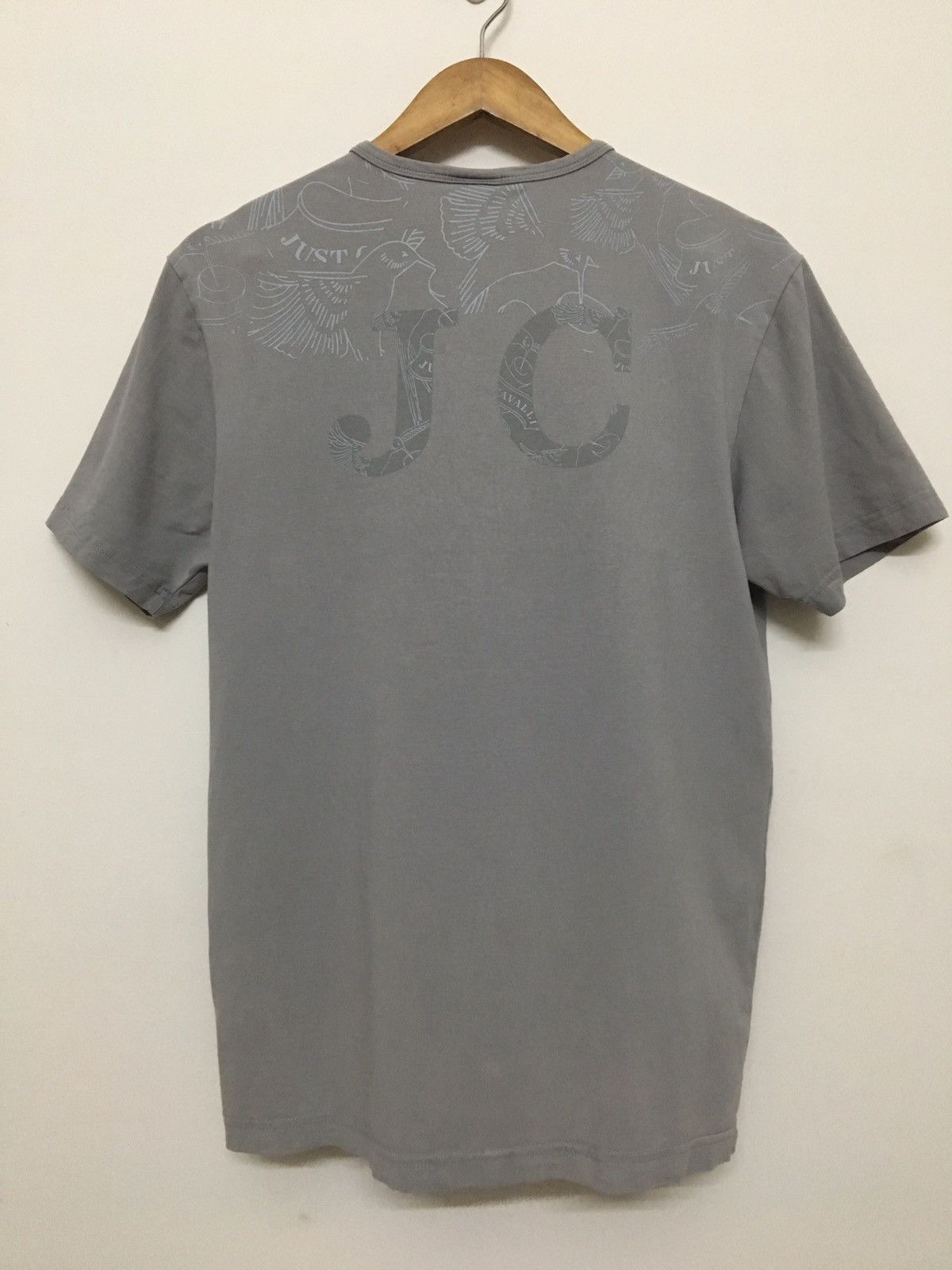 Just Cavalli JUST CAVALLI - EMBROIDERED BIRD PATTERN T-SHIRT Size US L / EU 52-54 / 3 - 6 Thumbnail