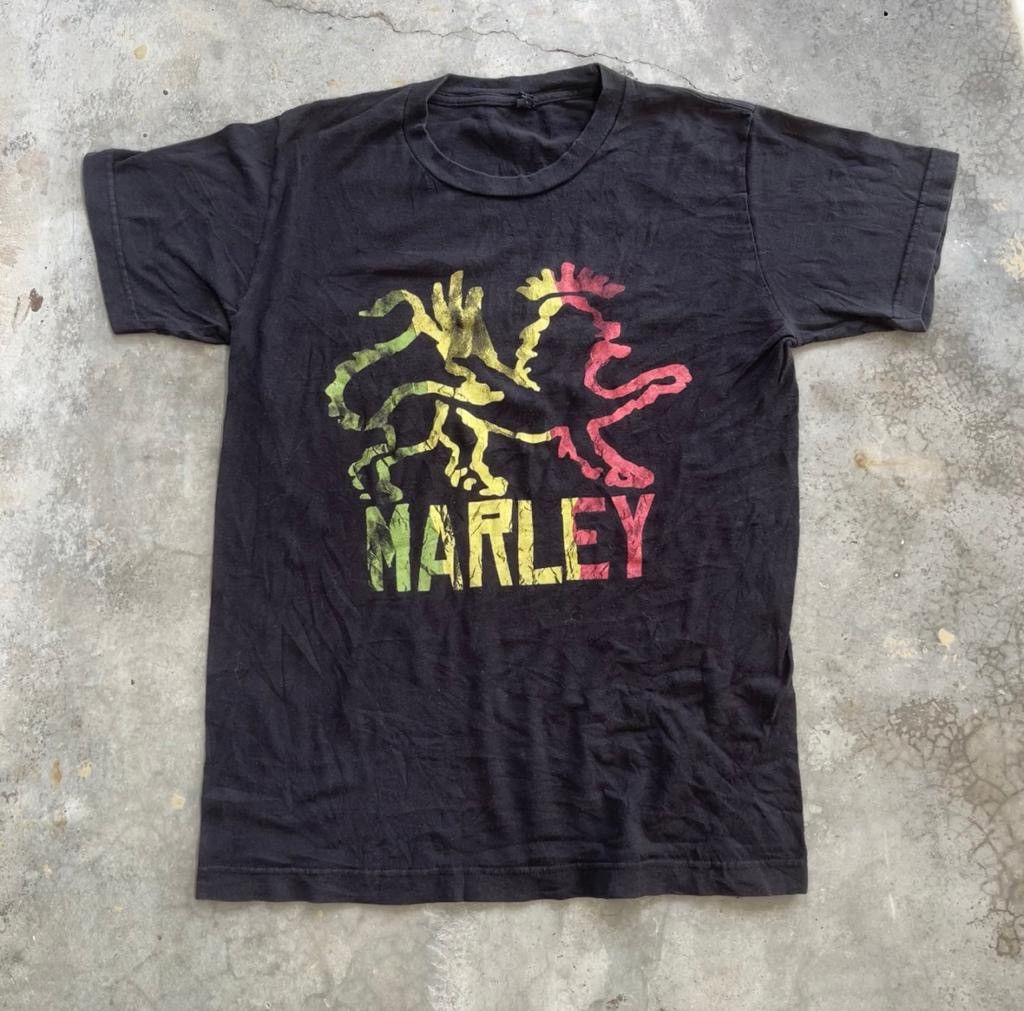 image of Band Tees x Bob Marley Tshirt in Black, Men's (Size Small)