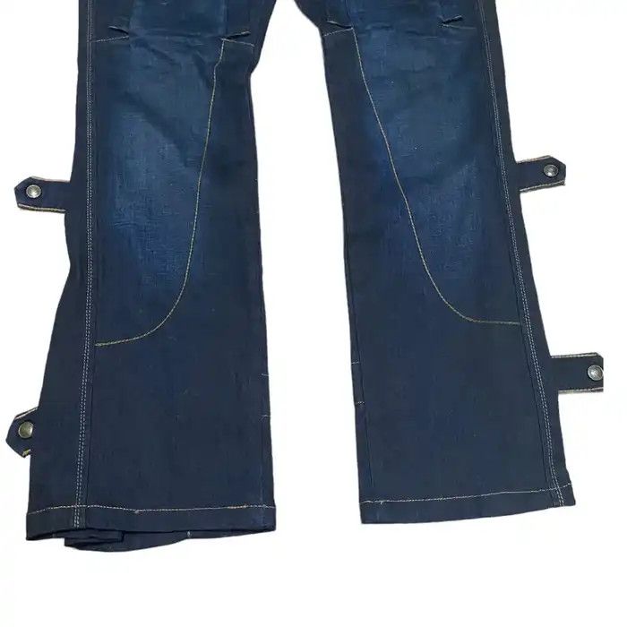 Designer × If Six Was Nine × Marithe + Francois Girbaud Vintage Tactical Bondage Denim Pant Punk Style Size US 30 / EU 46 - 8 Thumbnail
