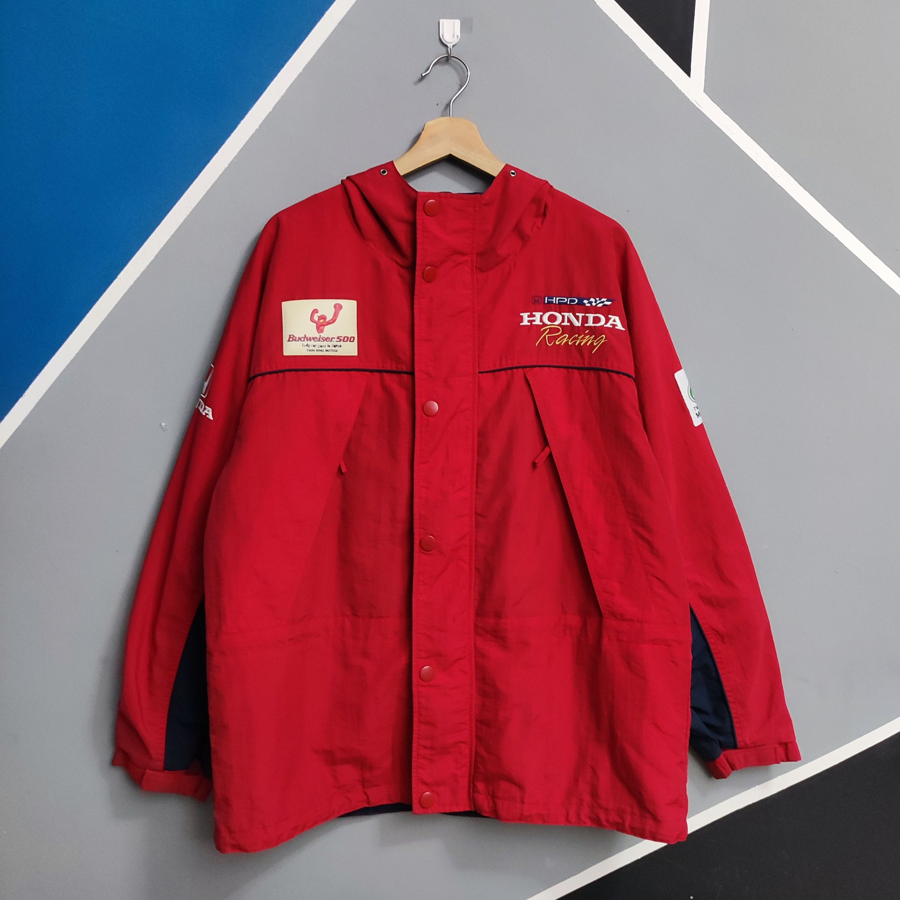 Vintage Honda HRC Grand-prix Racing Team HONDA Full Zipper