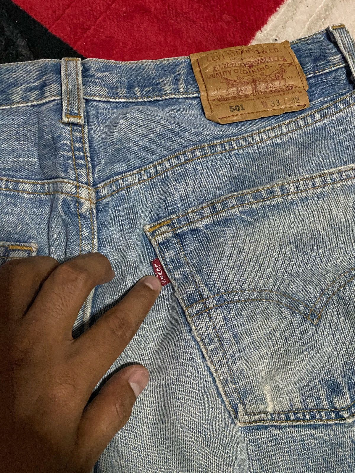 Levi's × Levi's Vintage Clothing Vintage Levis 501 made in USA Size US 33 - 9 Thumbnail