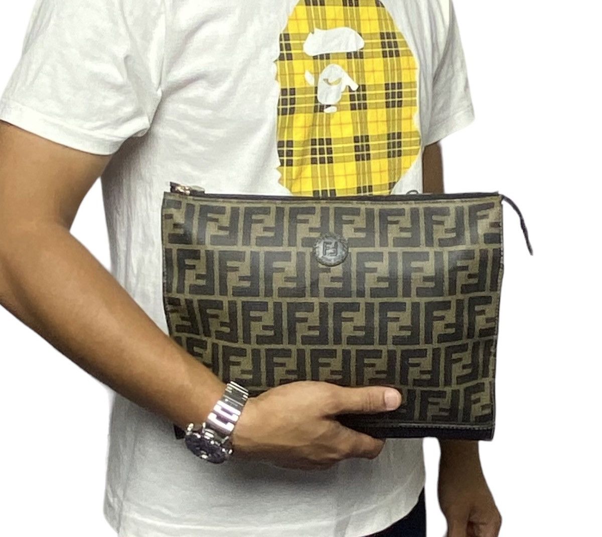 Fendi vintage monogram bag sale