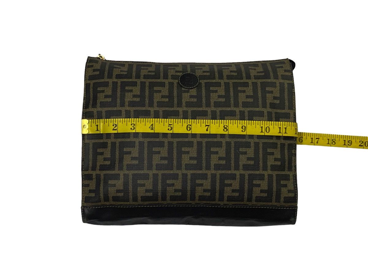 Fendi Rare🔥Vintage FENDI Zucca Monogram Jacquard Clutch Bag Size ONE SIZE - 6 Thumbnail