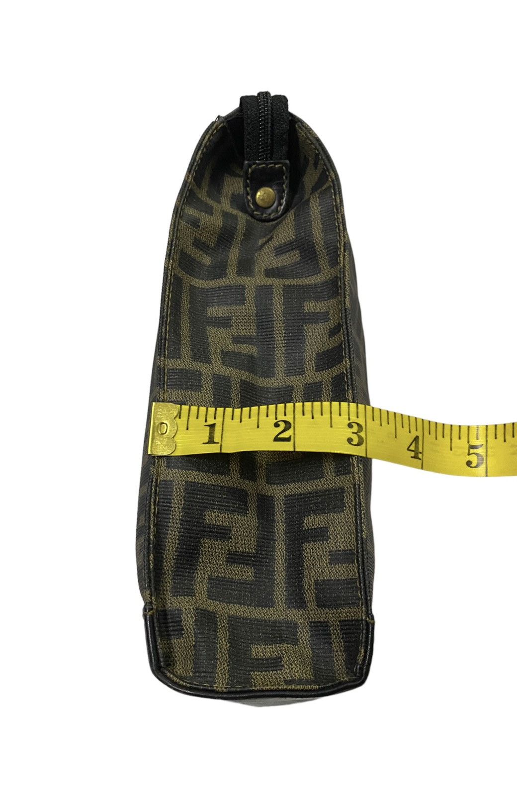 Fendi Rare🔥Vintage FENDI Zucca Monogram Jacquard Clutch Bag Size ONE SIZE - 8 Thumbnail