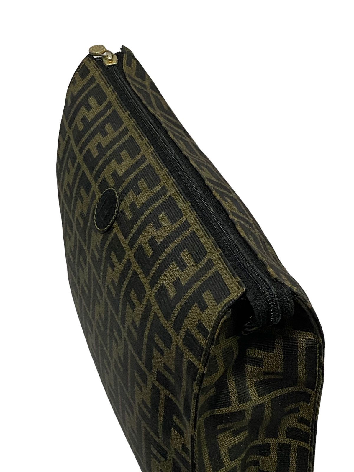 Fendi Rare🔥Vintage FENDI Zucca Monogram Jacquard Clutch Bag Size ONE SIZE - 16 Thumbnail