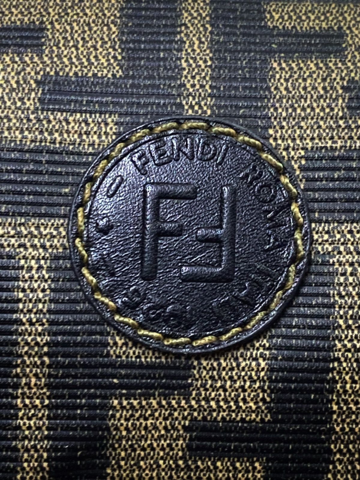 Fendi Rare🔥Vintage FENDI Zucca Monogram Jacquard Clutch Bag Size ONE SIZE - 10 Thumbnail