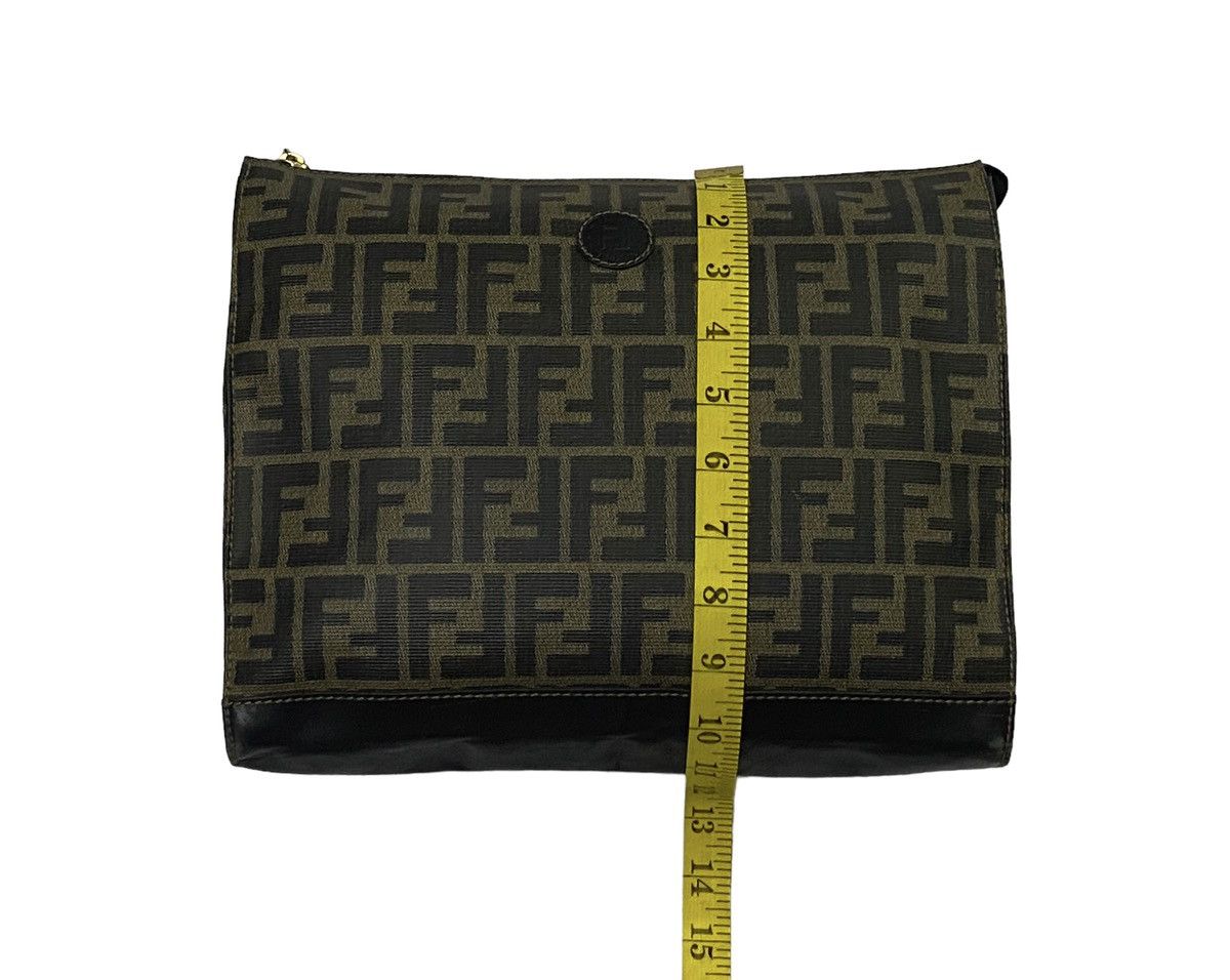 Fendi Rare🔥Vintage FENDI Zucca Monogram Jacquard Clutch Bag Size ONE SIZE - 7 Thumbnail