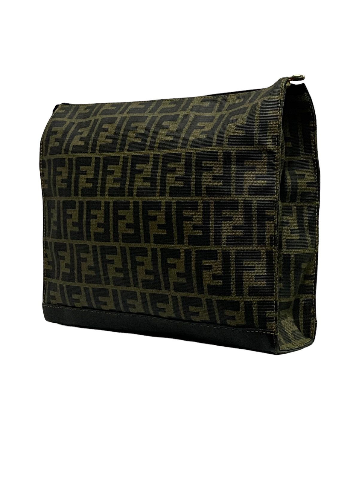 Fendi Rare🔥Vintage FENDI Zucca Monogram Jacquard Clutch Bag Size ONE SIZE - 5 Thumbnail