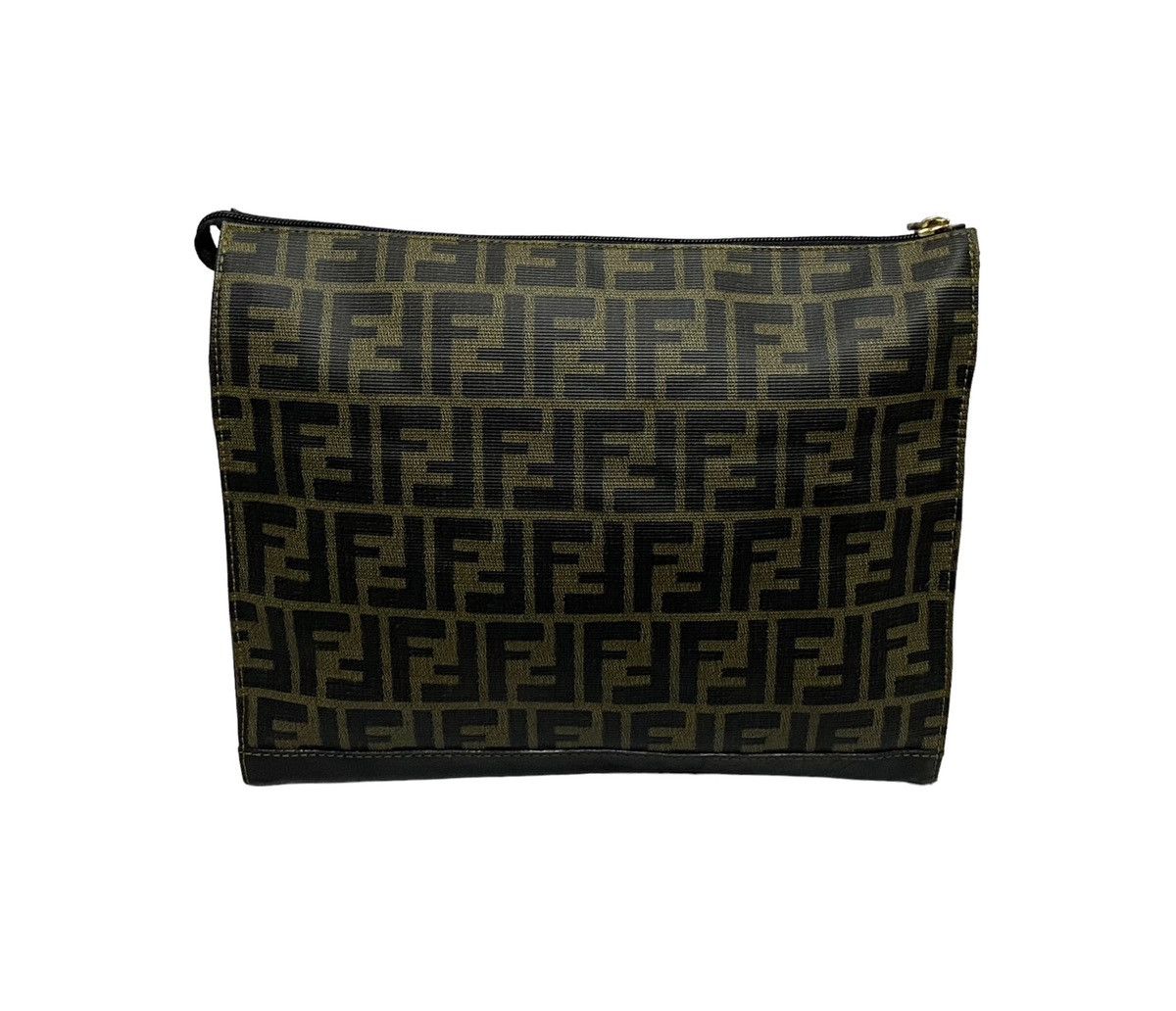 Fendi Rare🔥Vintage FENDI Zucca Monogram Jacquard Clutch Bag Size ONE SIZE - 3 Thumbnail