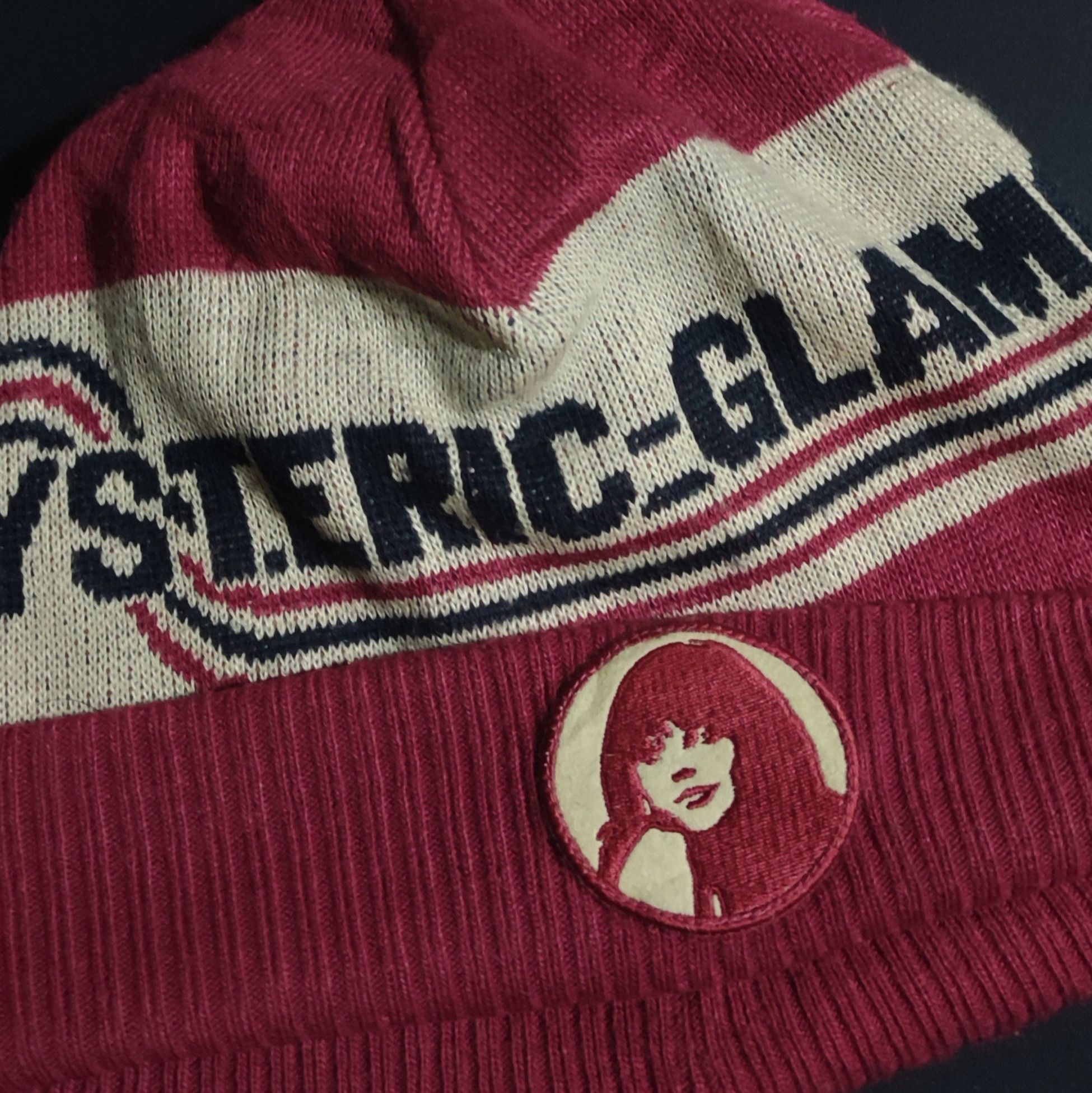 Hysteric Glamour × Vintage Vintage Hysteric Glamour Fleece Lined Beanie Hat Size ONE SIZE - 3 Thumbnail