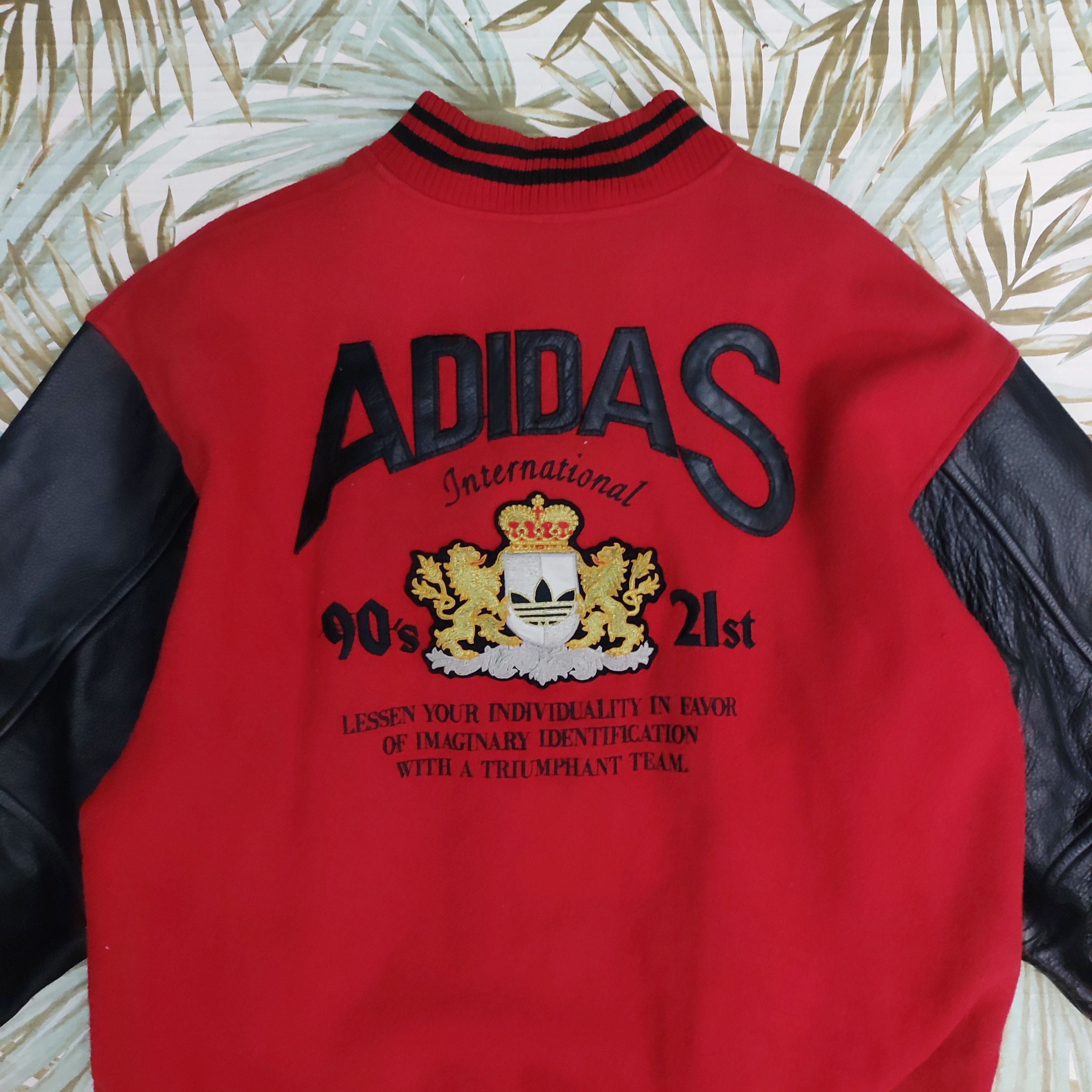 Adidas × Vintage Vintage Embroidered Adidas Sport Varsity Jacket Size US L / EU 52-54 / 3 - 6 Thumbnail