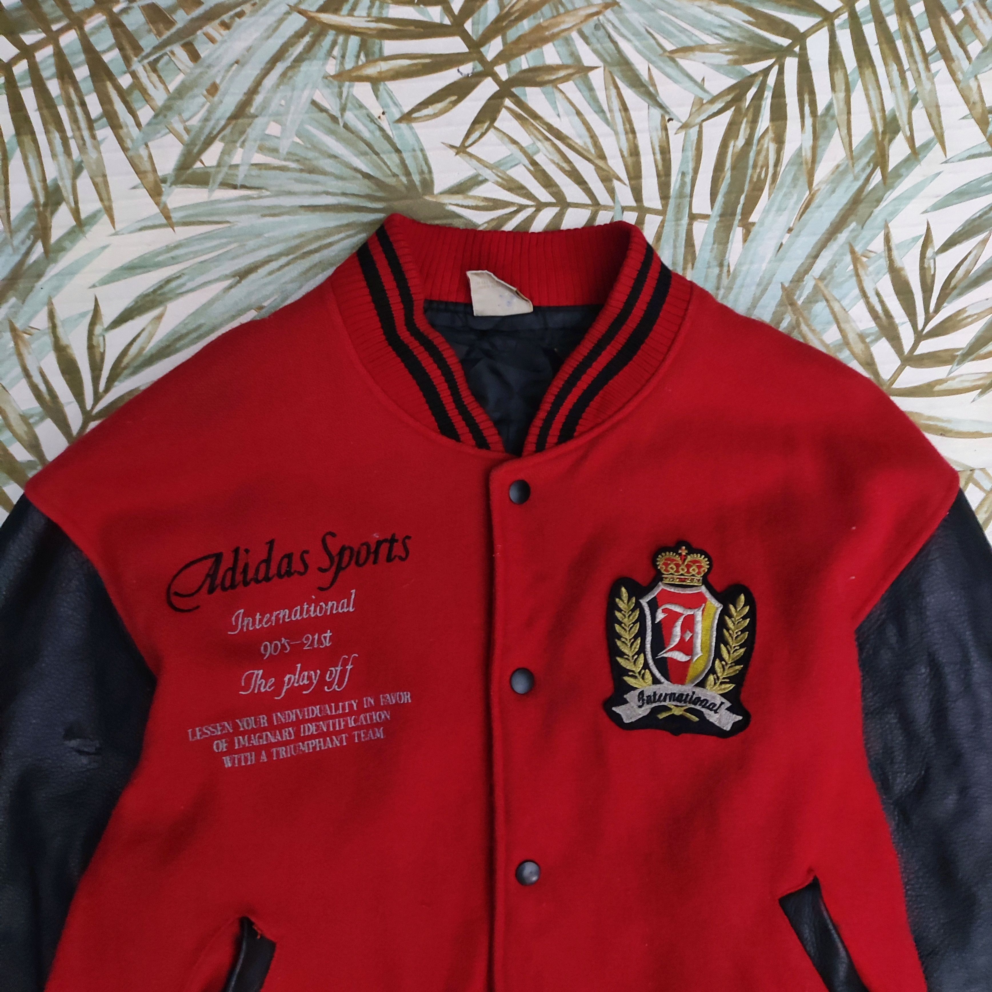 Adidas × Vintage Vintage Embroidered Adidas Sport Varsity Jacket Size US L / EU 52-54 / 3 - 4 Thumbnail
