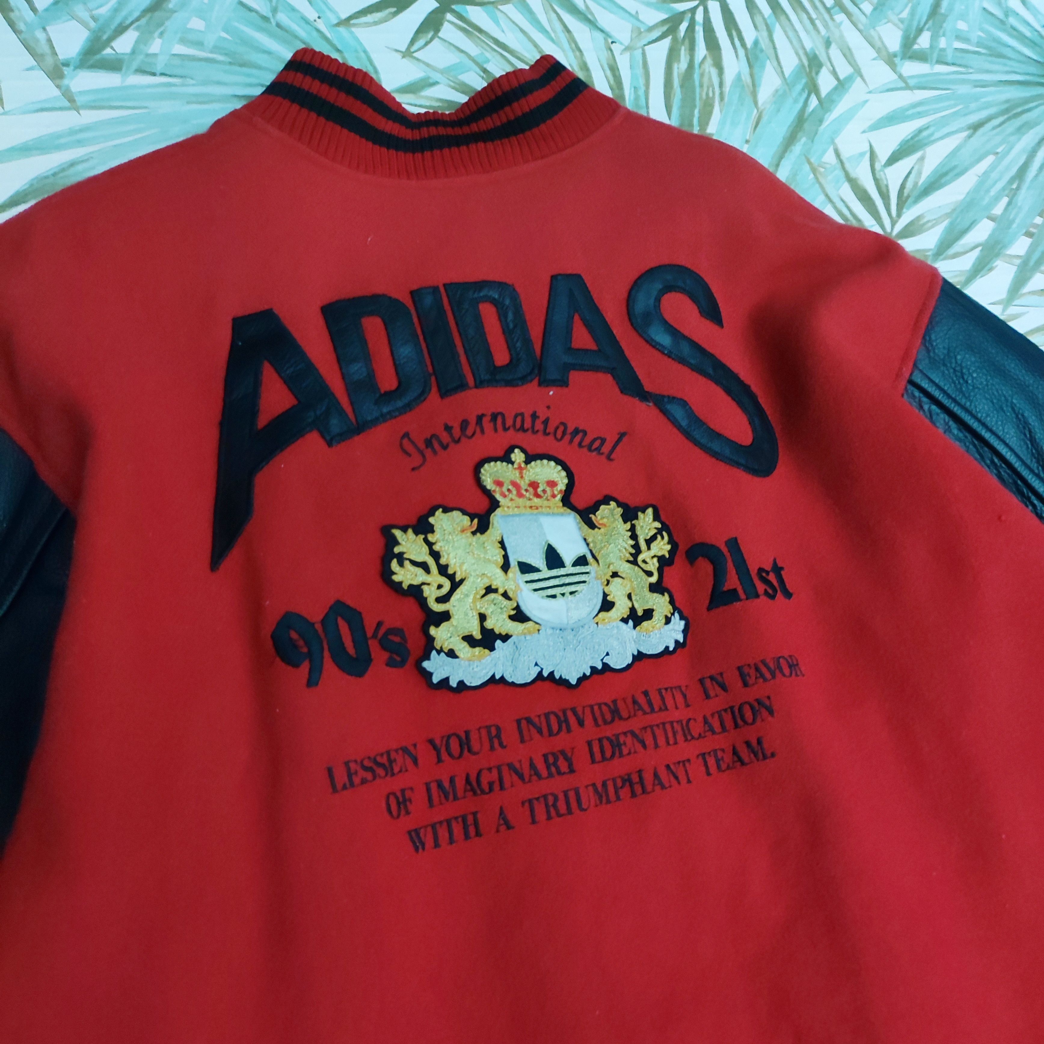 Adidas × Vintage Vintage Embroidered Adidas Sport Varsity Jacket Size US L / EU 52-54 / 3 - 7 Thumbnail