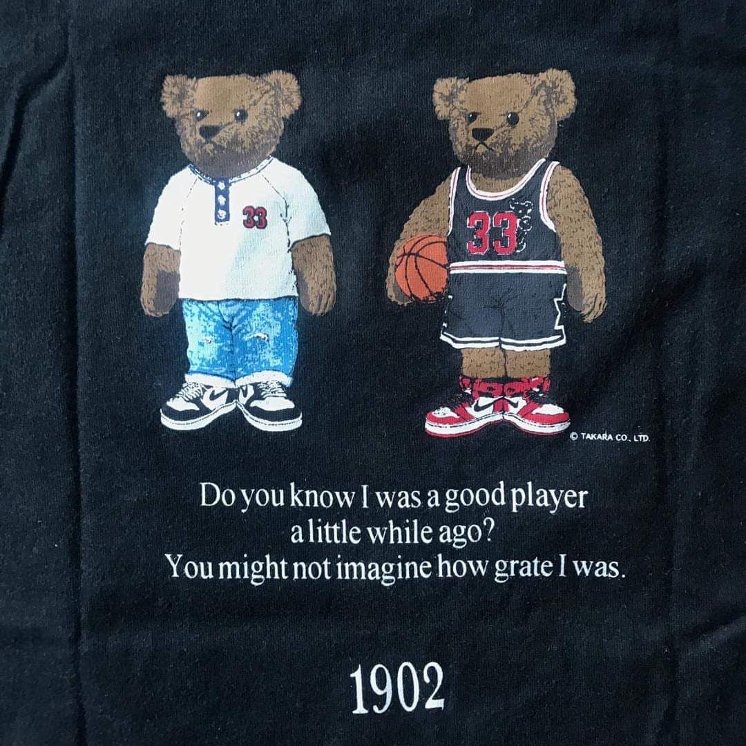 Japanese Brand × Vintage Vintage Classy Bear Ringer Tshirt Size US M / EU 48-50 / 2 - 5 Thumbnail