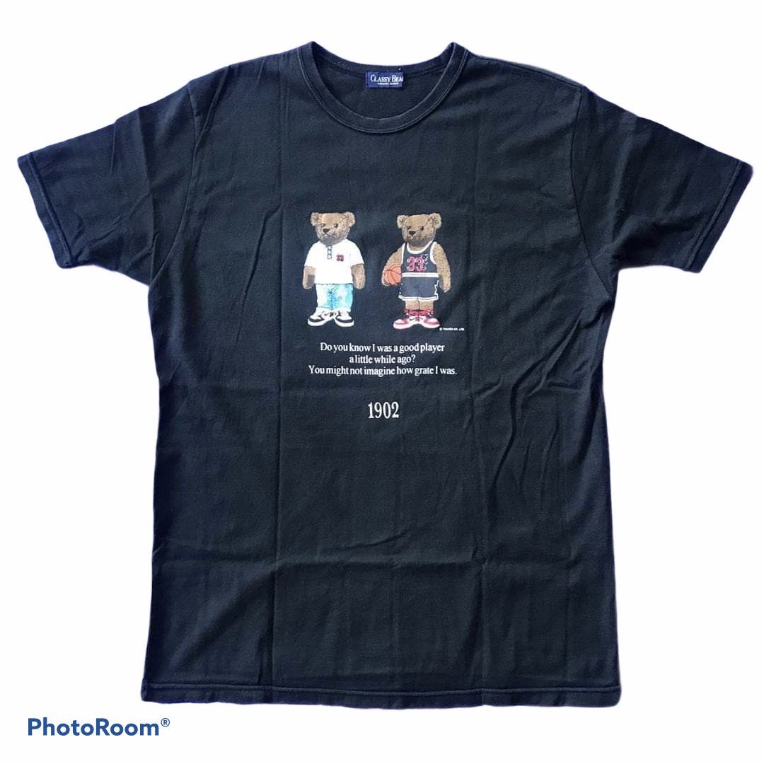 Japanese Brand × Vintage Vintage Classy Bear Ringer Tshirt Size US M / EU 48-50 / 2 - 1 Thumbnail